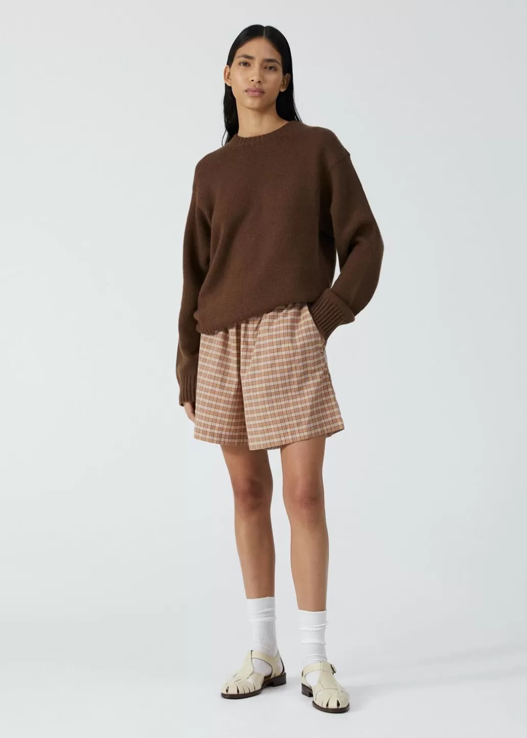 Cheap AIAYU - Saga Sweater - Brown Sugar