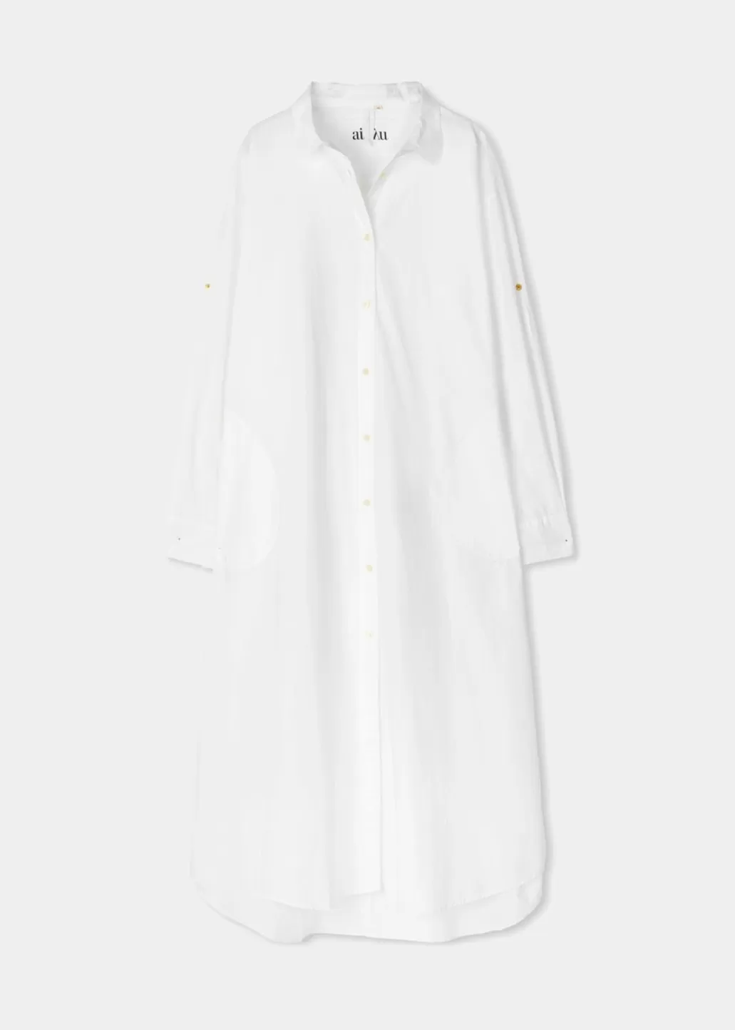 Best Sale AIAYU - Shirt Robe - White