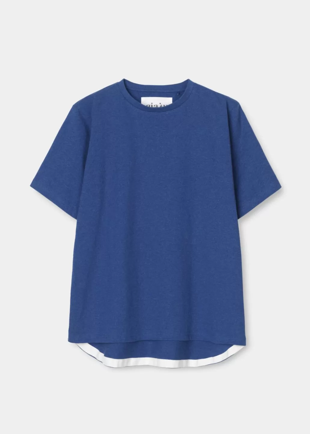 Discount AIAYU - Short Sleeve Tee - Indigo Melange