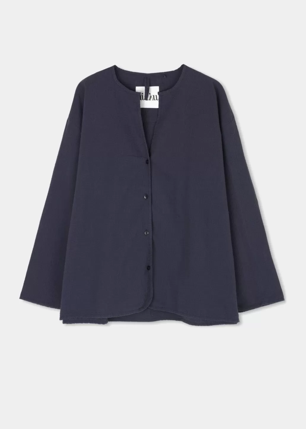 Best Sale AIAYU DOMUS - Pyjamas Seersucker - Navy