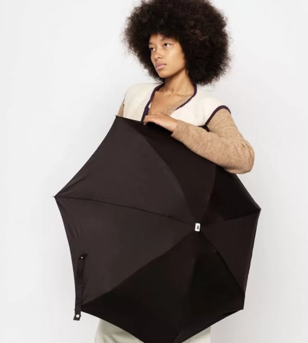 Online ANATOLE - Dark Chocolate Folding Compact Umbrella - Edwige