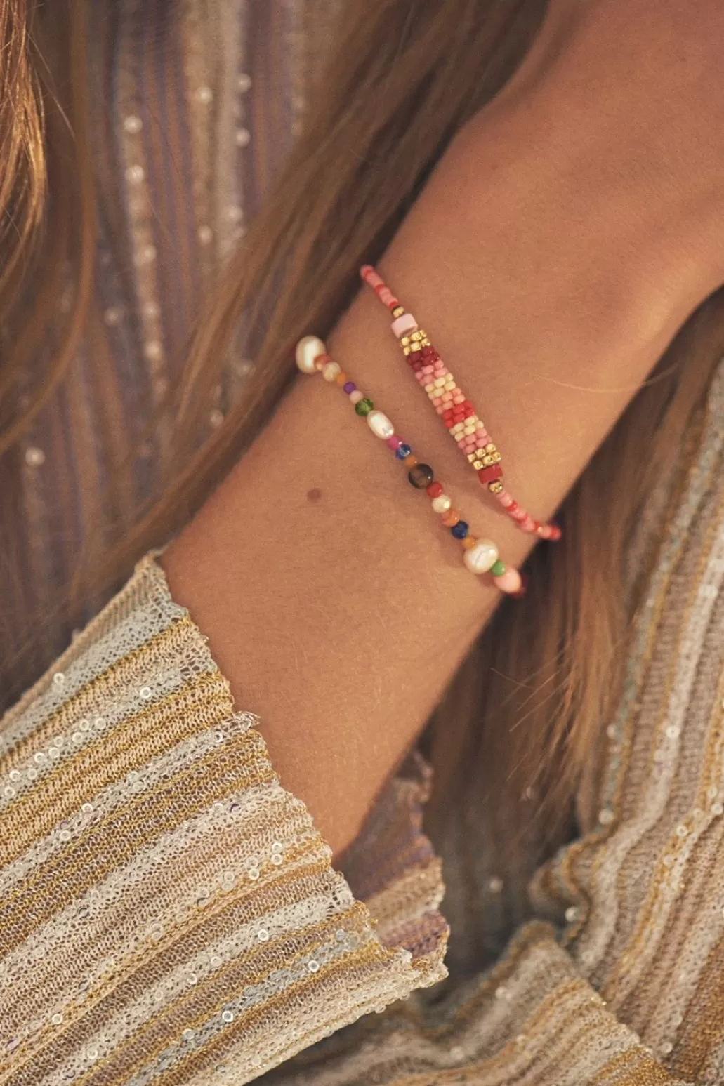 Shop ANNI LU - Barrel Bracelet - Rose Blush