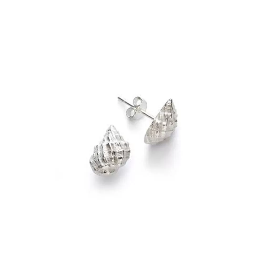 Store ANNI LU - Conch Shell Earrings (Pair) - Silver