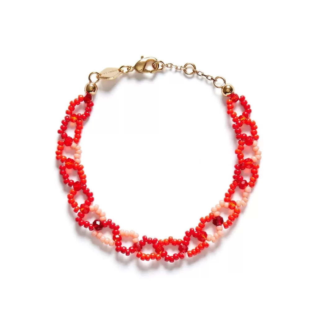 New ANNI LU - Tattoo Bracelet - Bright Red