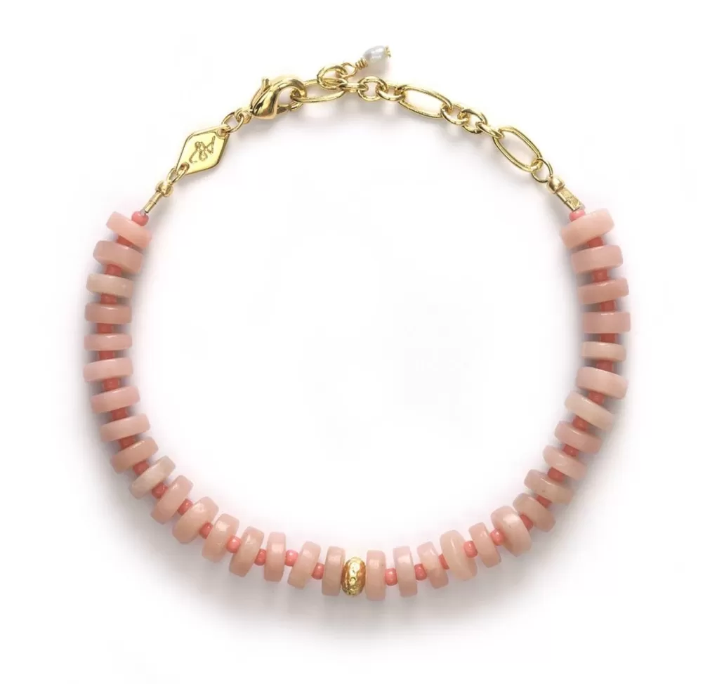 Best ANNI LU - The Big Pink Bracelet - Pink Opal