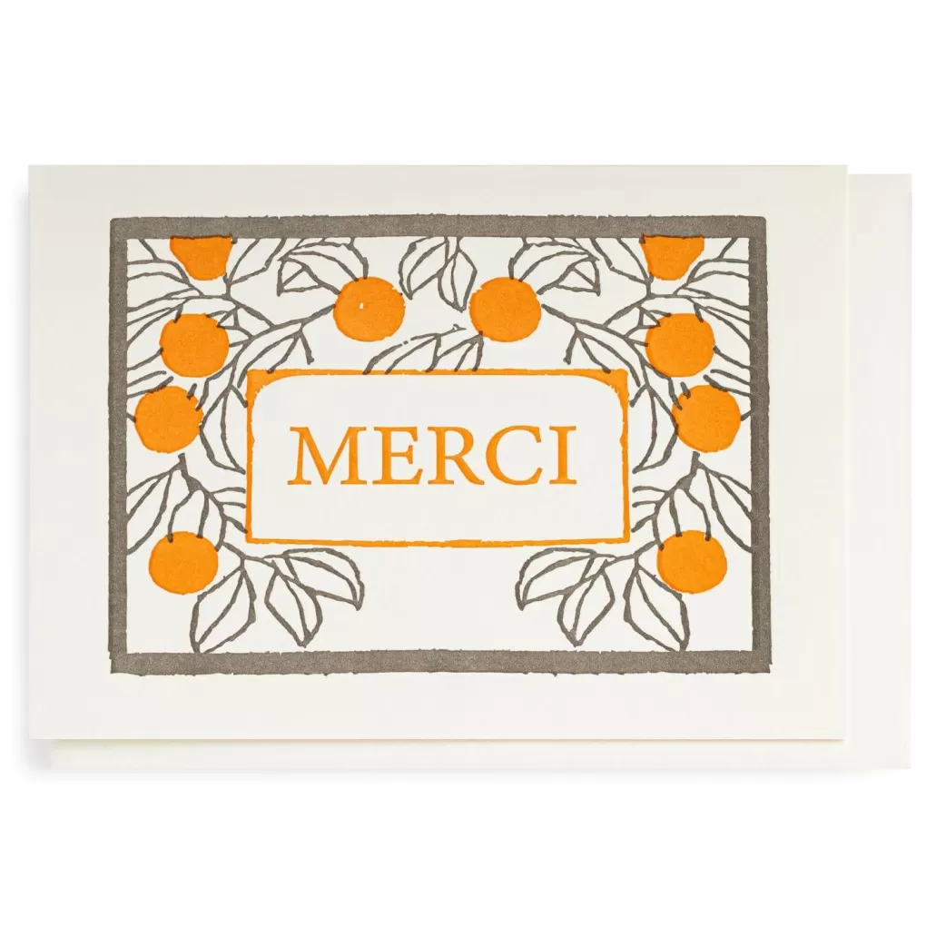 Flash Sale Archivist - Printed Card - Merci Oranges