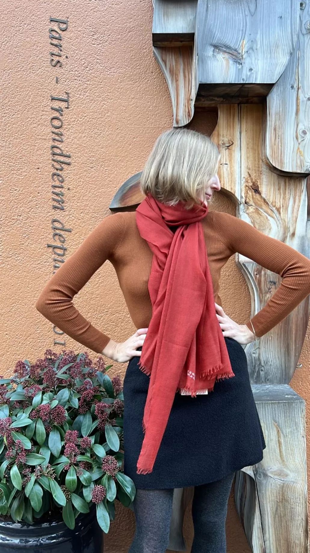 Discount ISABEL MARANT ÈTOILE Isabel Marant Etoile - Alette Scarf - Terracotta