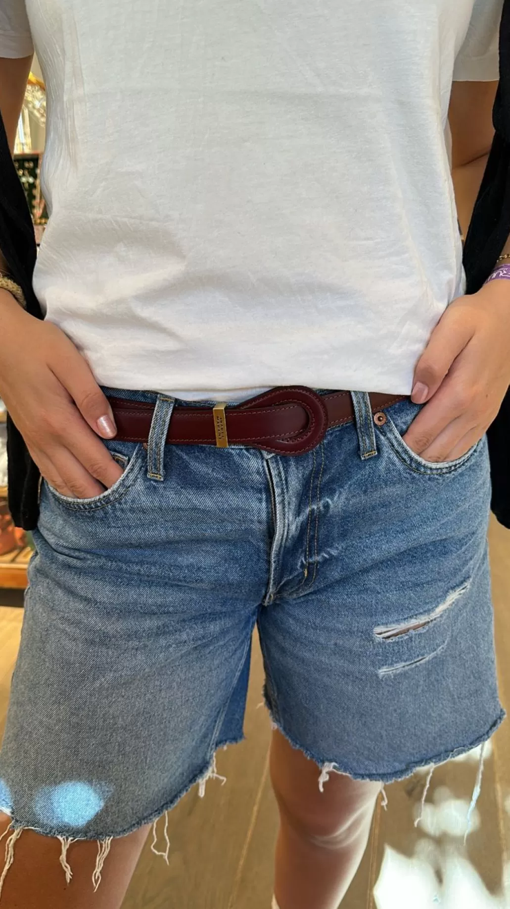 Cheap ISABEL MARANT ÈTOILE Isabel Marant Etoile - Brandi Belt - Burgundy