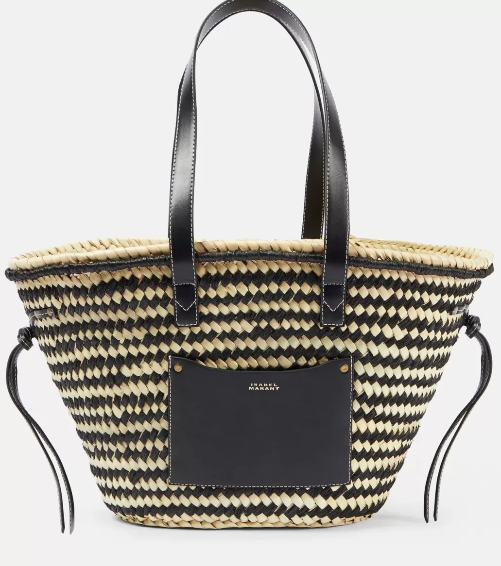 Best ISABEL MARANT ÈTOILE Isabel Marant Etoile - Cadix Medium Shoulder Bag - NaturalBlack