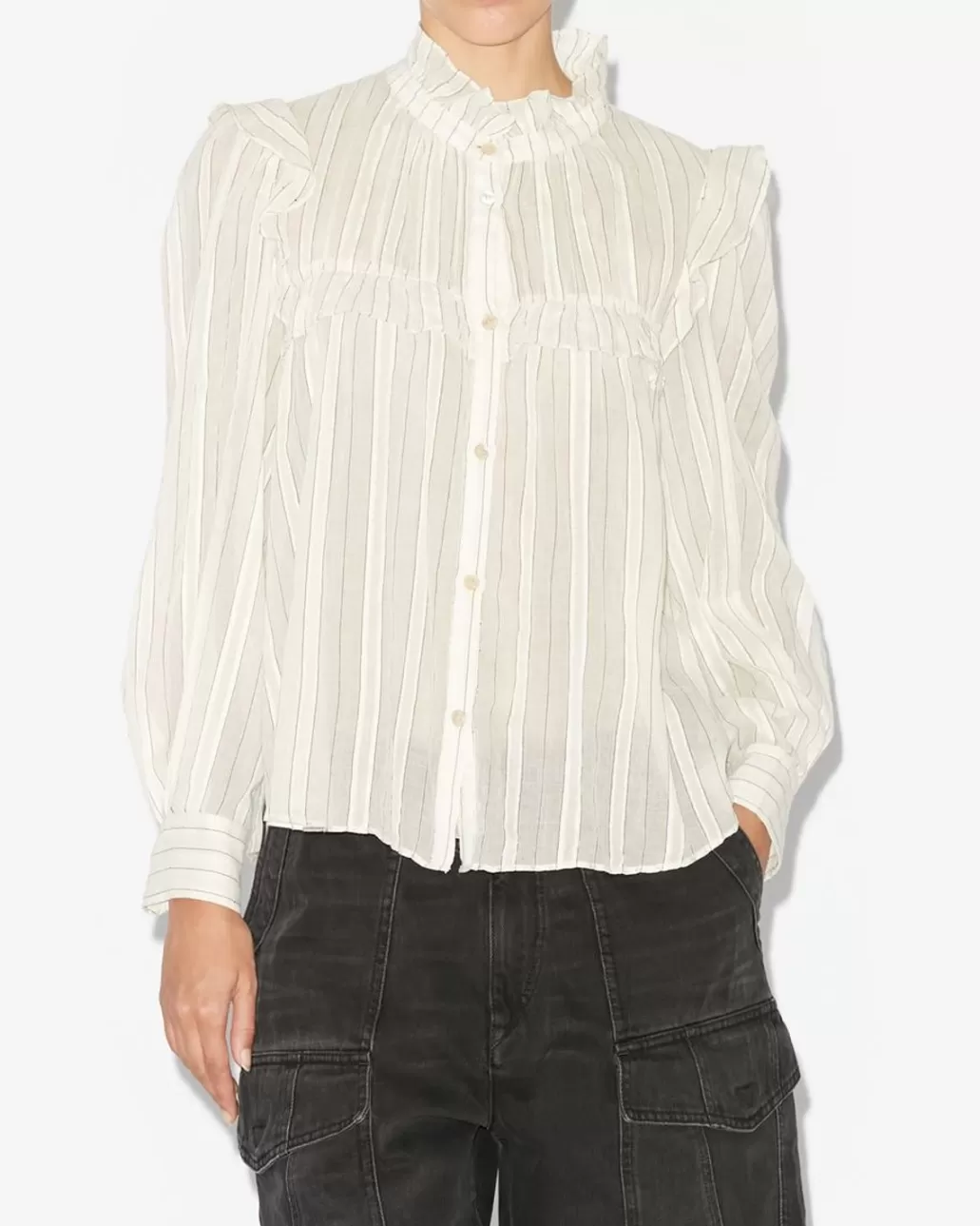 New ISABEL MARANT ÈTOILE Isabel Marant Etoile - Idety Shirt - Ecru