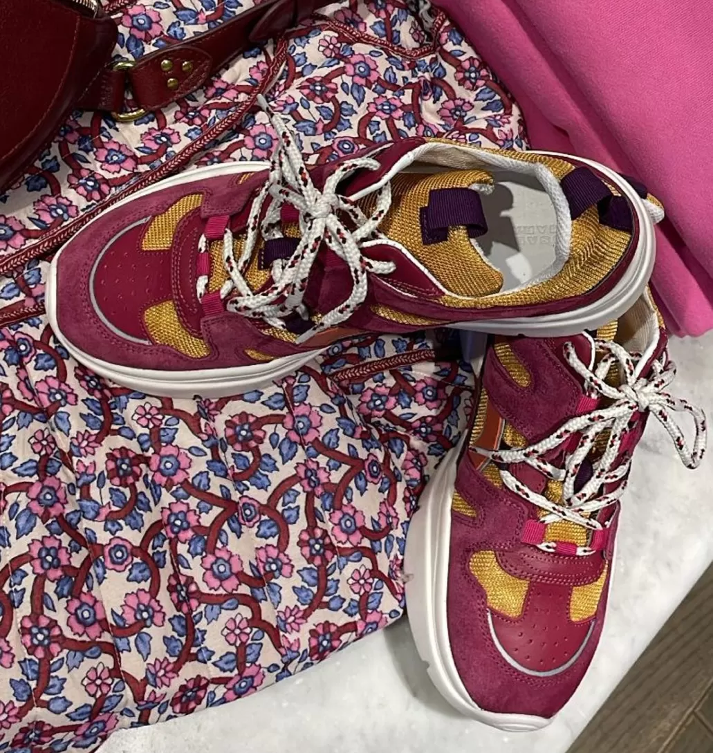 Flash Sale ISABEL MARANT ÈTOILE Isabel Marant Etoile - Kindsay Sneakers - Raspberry