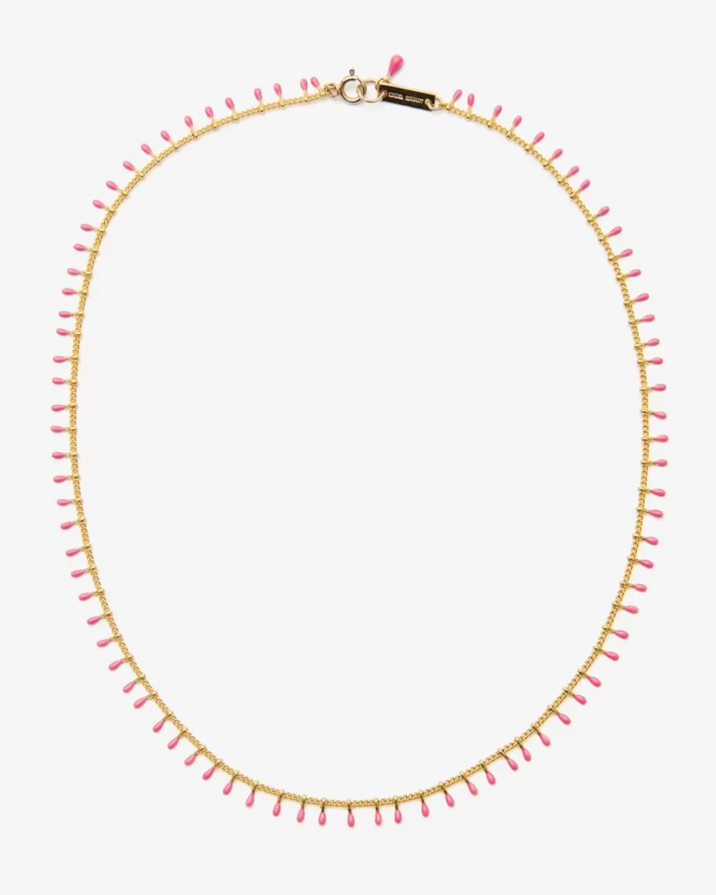 New ISABEL MARANT JEWELRY - Casablanca Necklace - Neon Pink