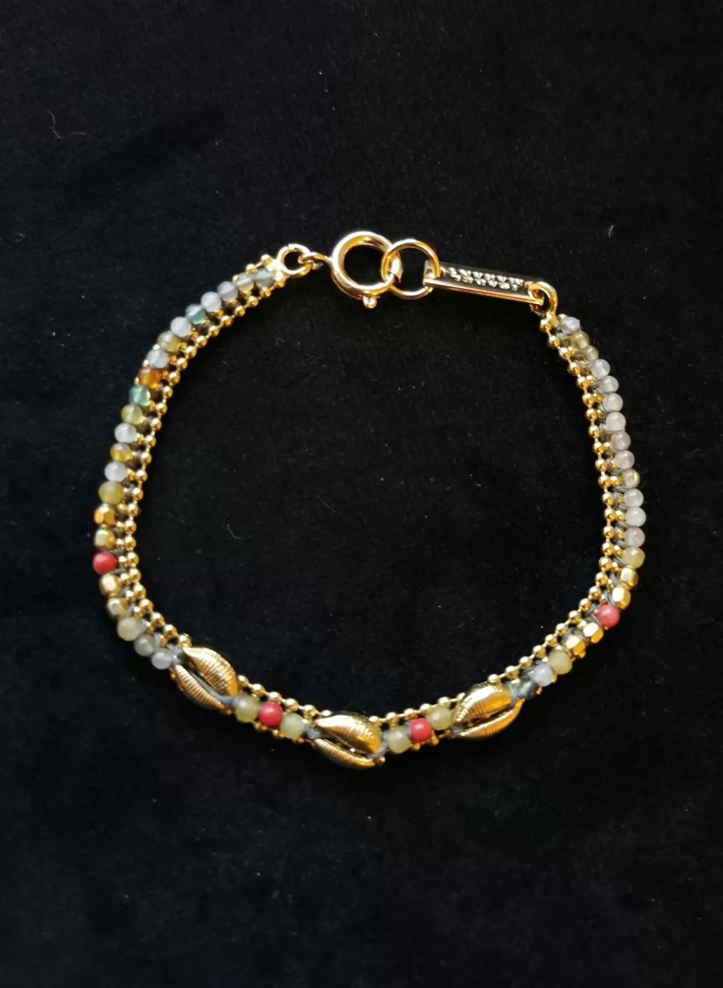 Outlet ISABEL MARANT JEWELRY - Shell & Stone Bracelet - Mellow Yellow