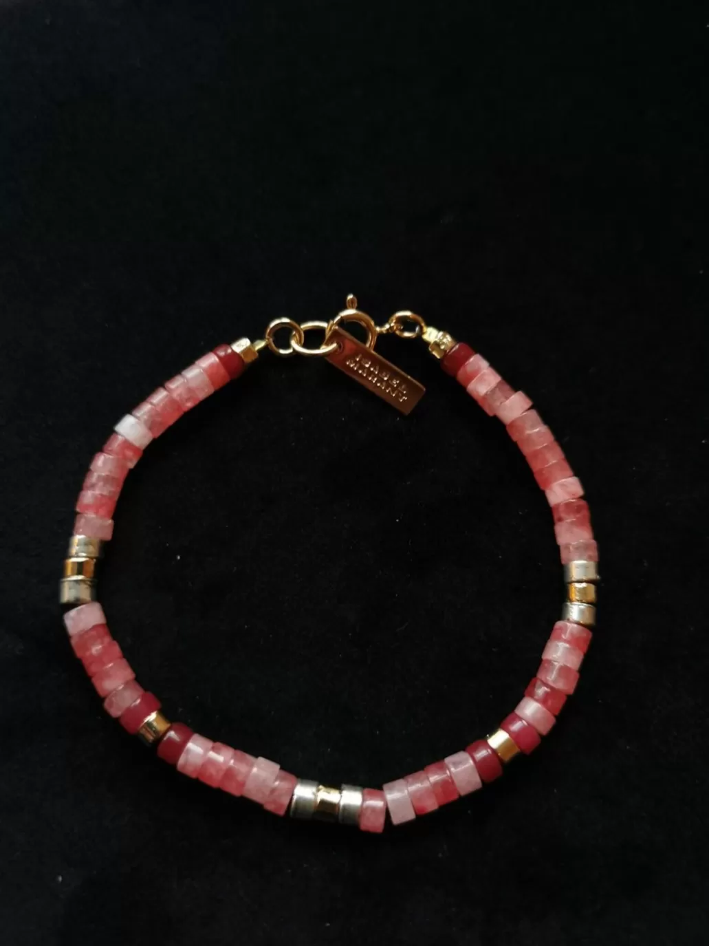 New ISABEL MARANT JEWELRY - Stone Pearl Bracelet - Pink