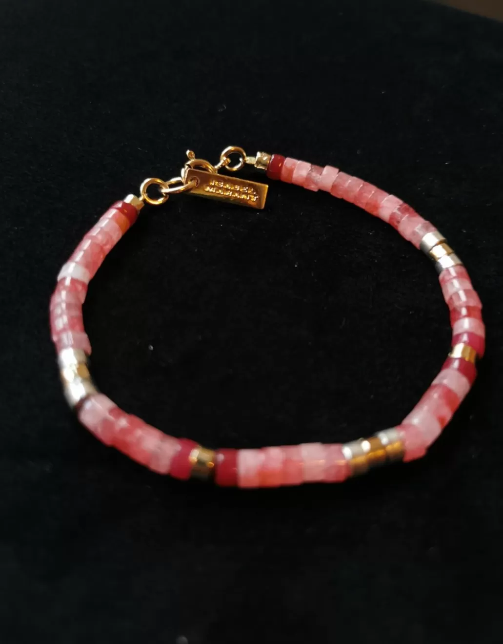 New ISABEL MARANT JEWELRY - Stone Pearl Bracelet - Pink