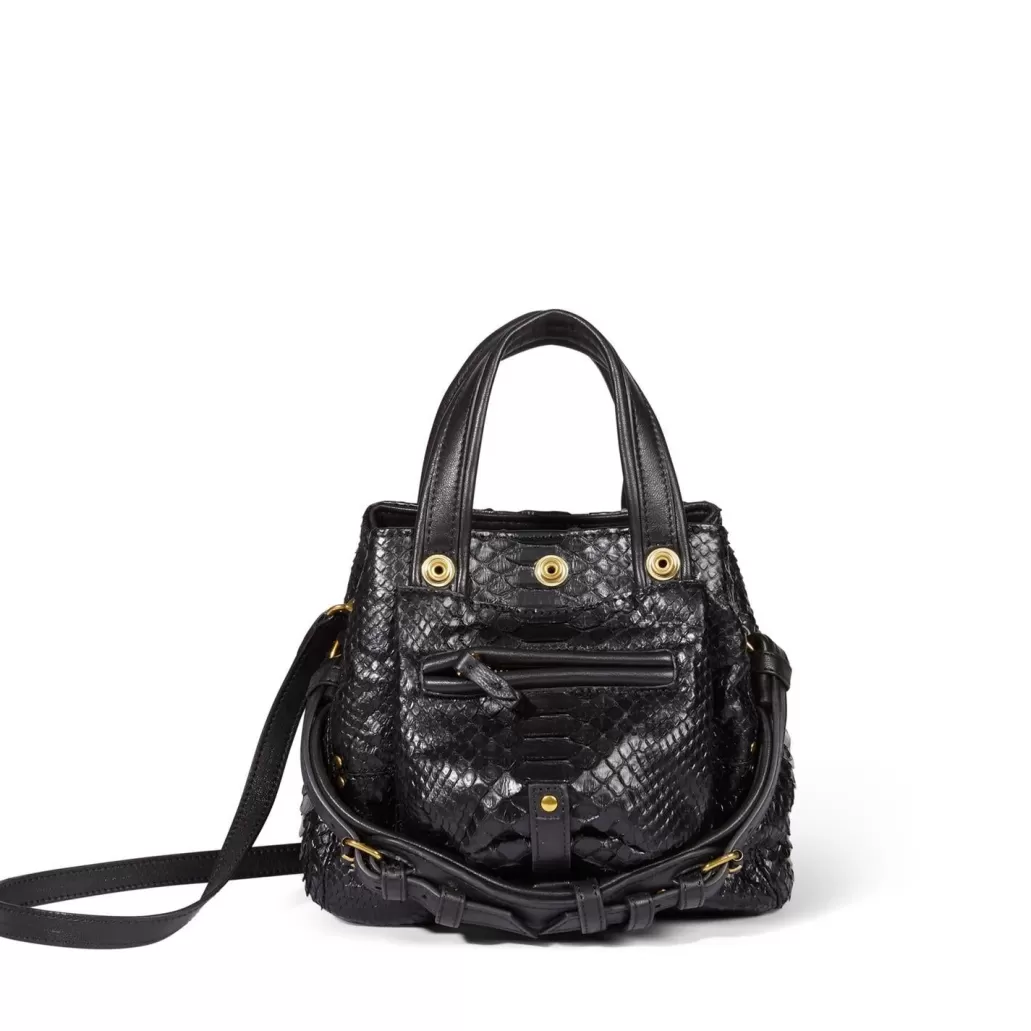 Outlet JEROME DREYFUSS - Billy Nano - Python Noir