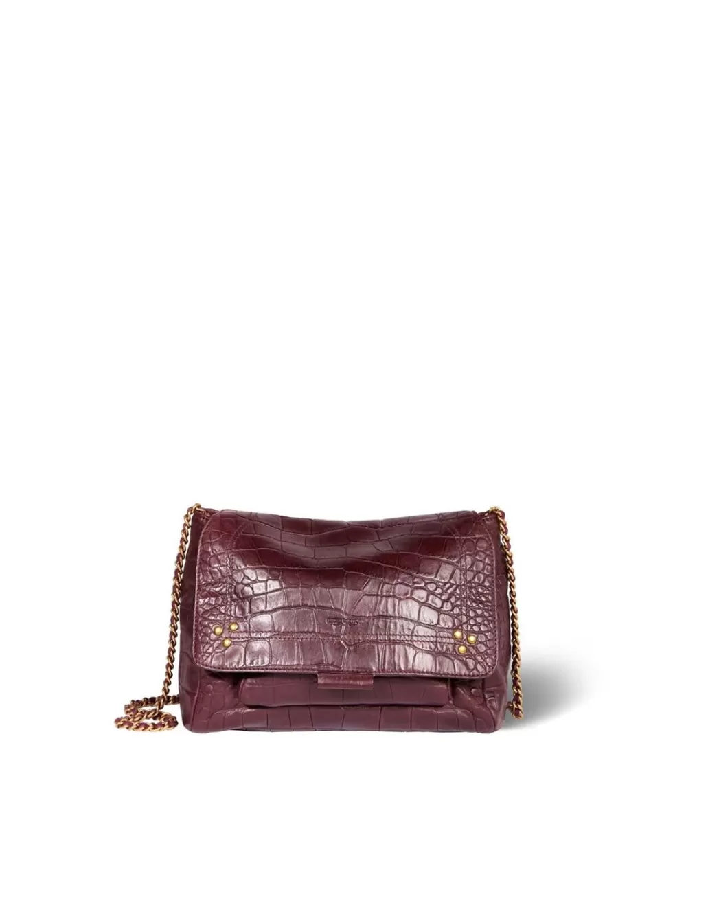 Sale JEROME DREYFUSS - Lulu M - Croco Aubergine