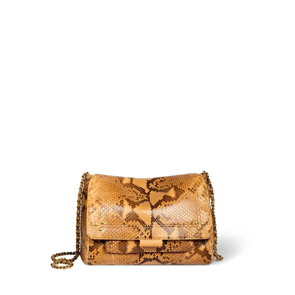 Discount JEROME DREYFUSS - Lulu M - Python Gold