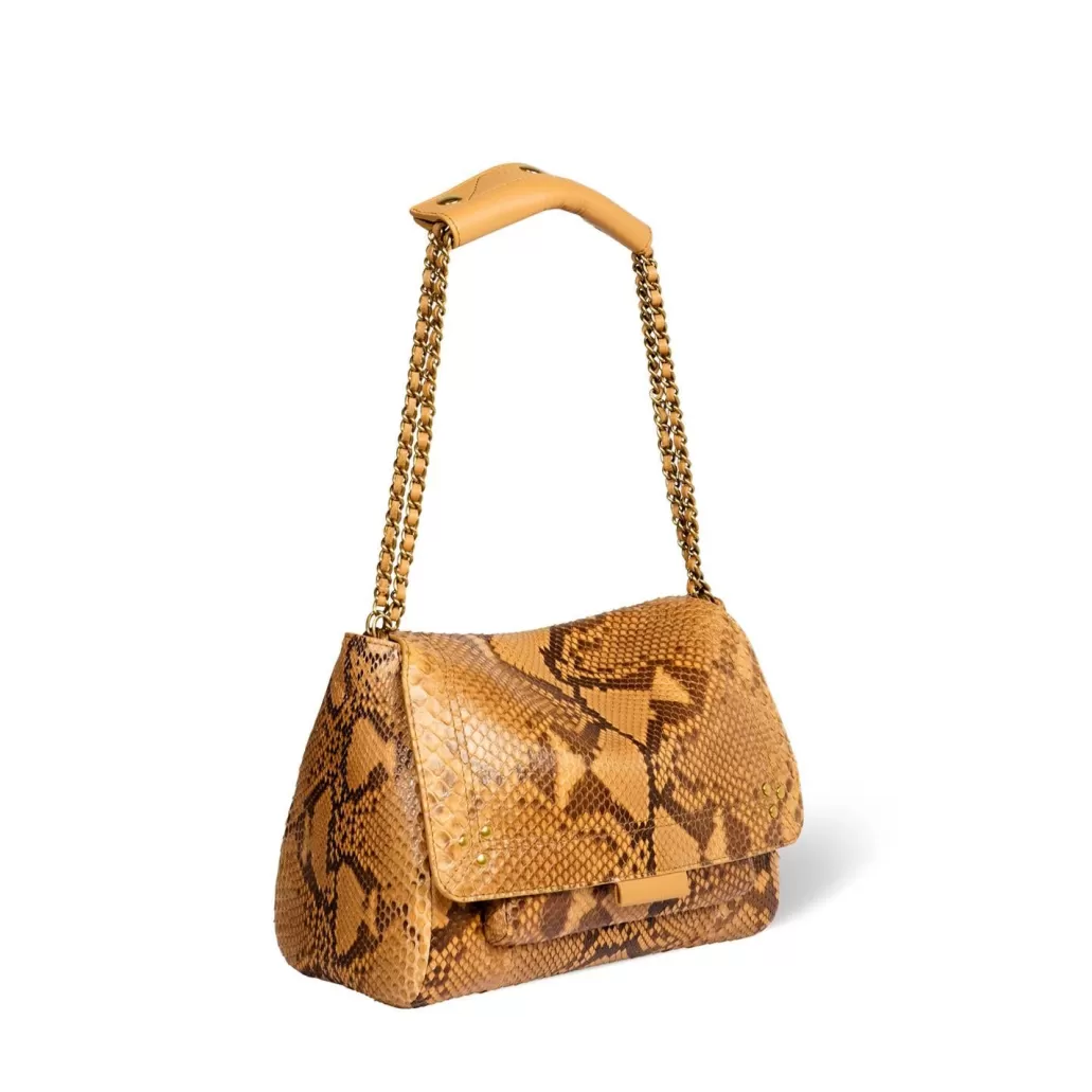 Discount JEROME DREYFUSS - Lulu M - Python Gold