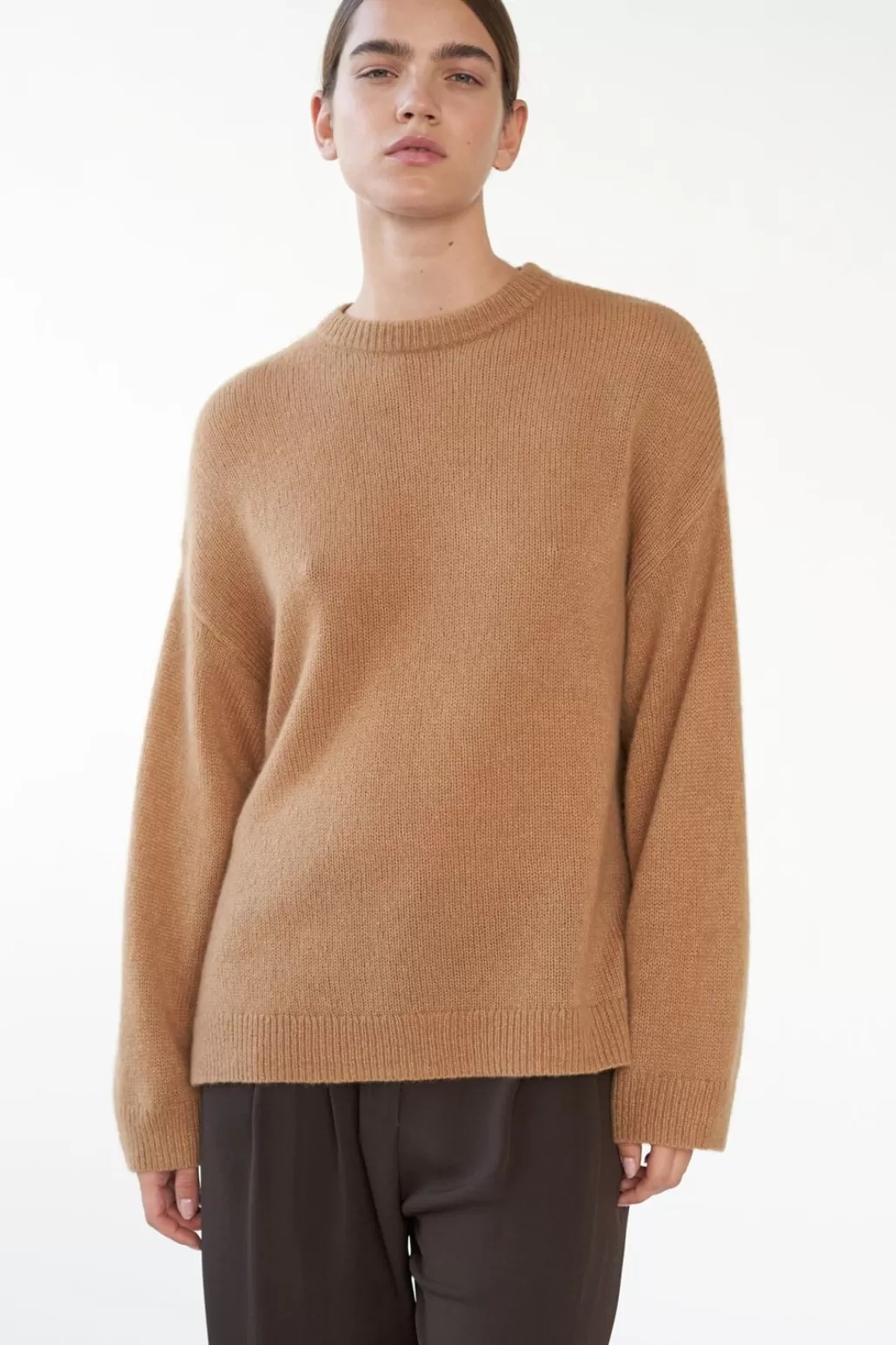 Best Sale KOKOON - Bez Crew Knit - Camel