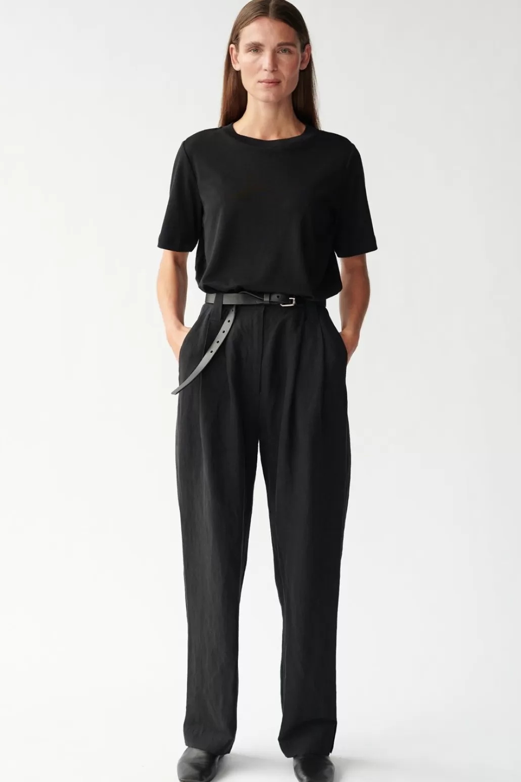 New KOKOON - Harry Pants - Black SilkLinen