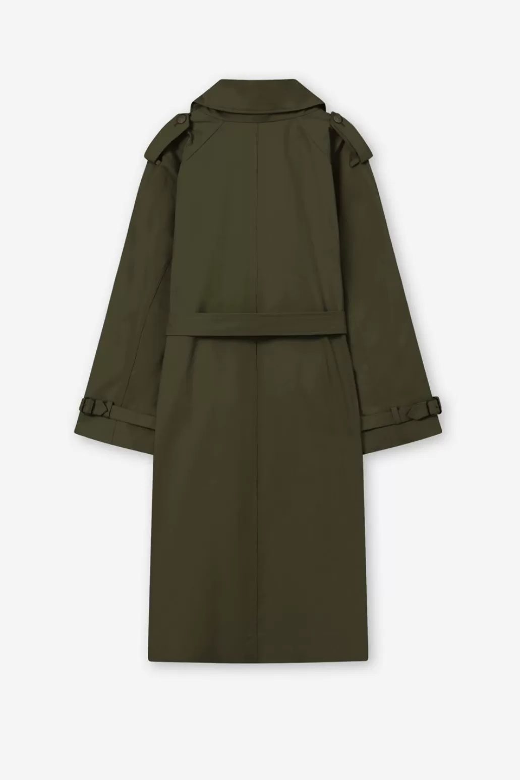 Clearance MARK TAN - Catrin Trench Coat - Dark Green