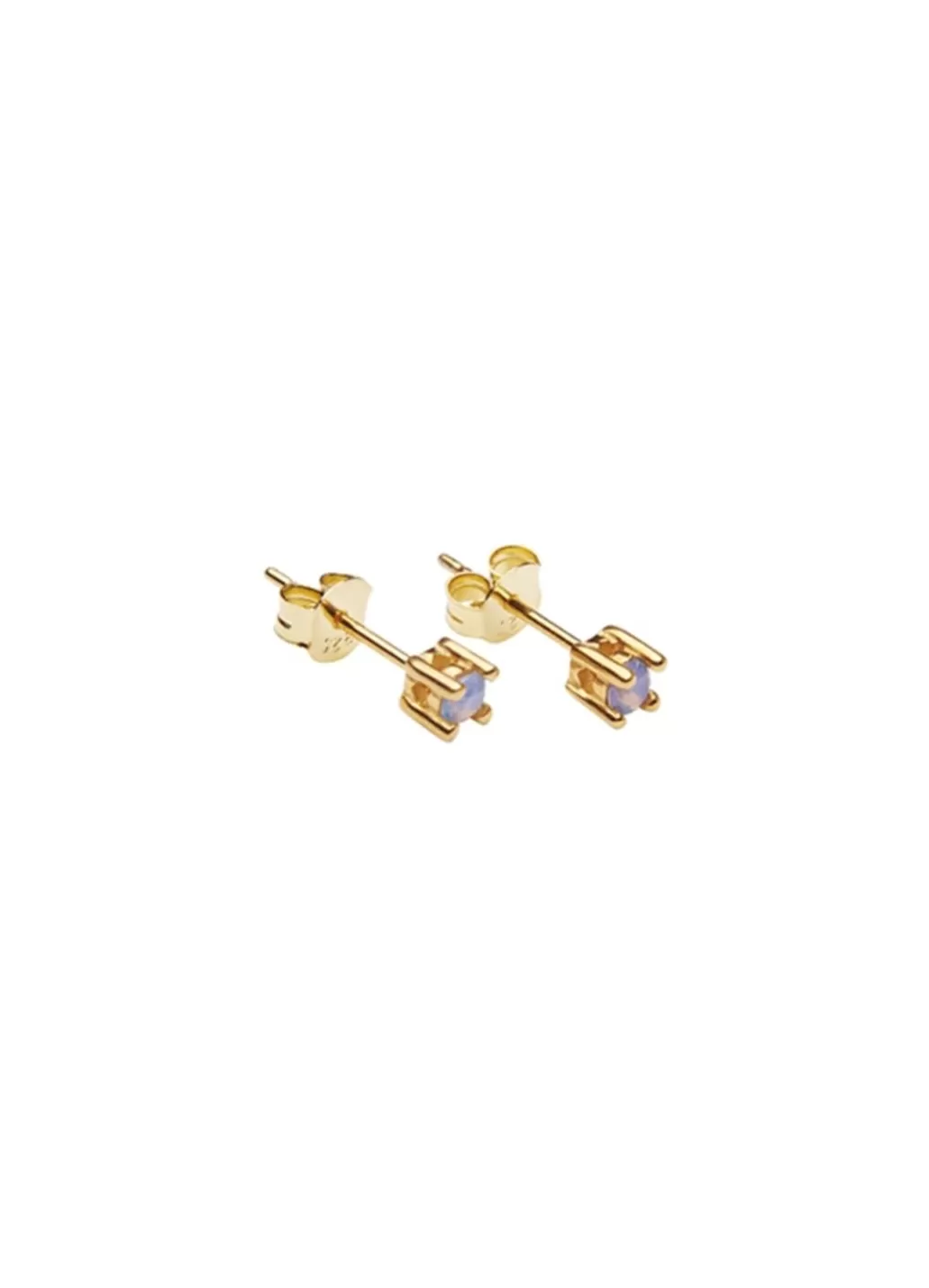 Outlet Pico Copenhagen - Cecilie Crystal Stud - Blue Opac