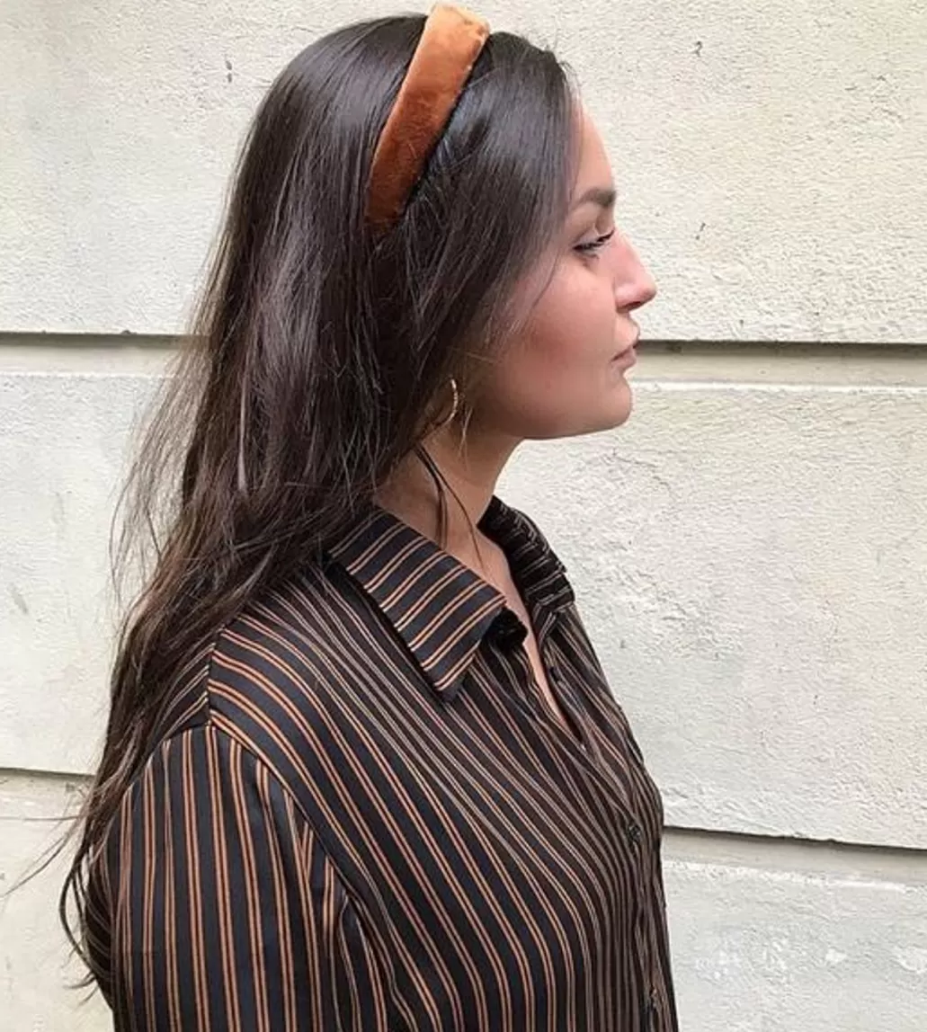 Fashion Pico Copenhagen - Dahlia Velour Headband - Bordo