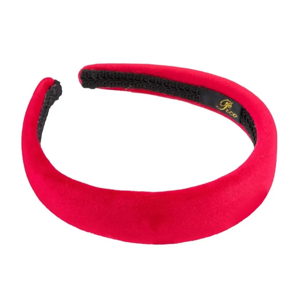 Clearance Pico Copenhagen - Dahlia Velour Headband - Raspberry