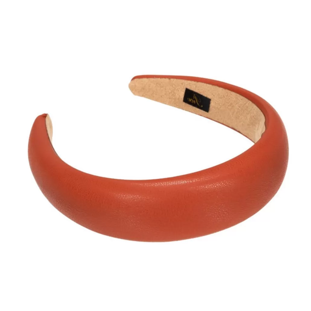 Cheap Pico Copenhagen - Emma Faux Leather Headband - Rusty