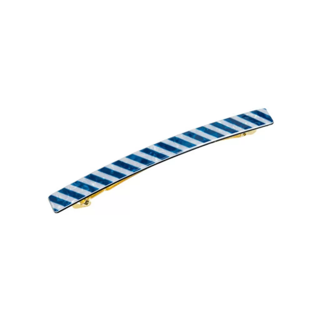 Sale Pico Copenhagen - Frenchie Hair Clip - Stripe BlueWhite