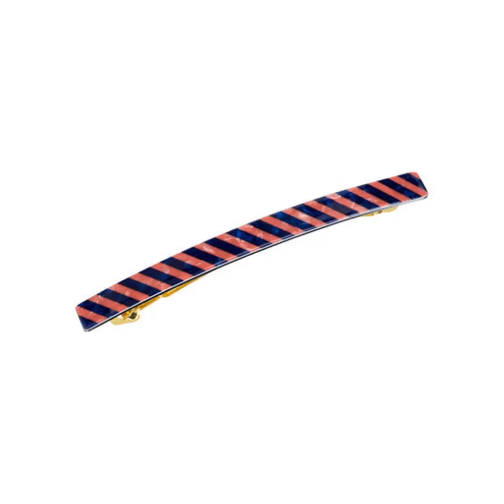 Outlet Pico Copenhagen - Frenchie Hair Clip - Stripe PinkNavy