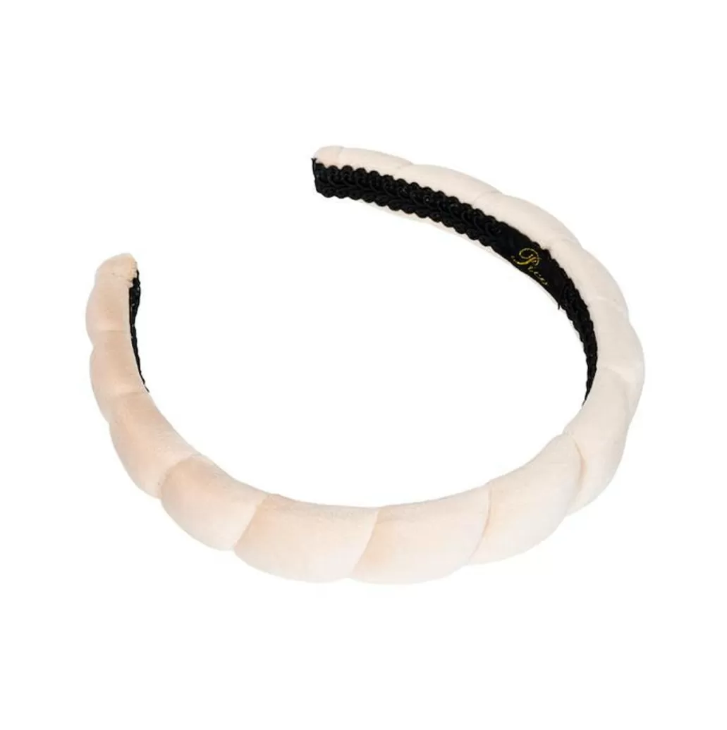 Shop Pico Copenhagen - Salicia Velvet Headband - Nude Velvet