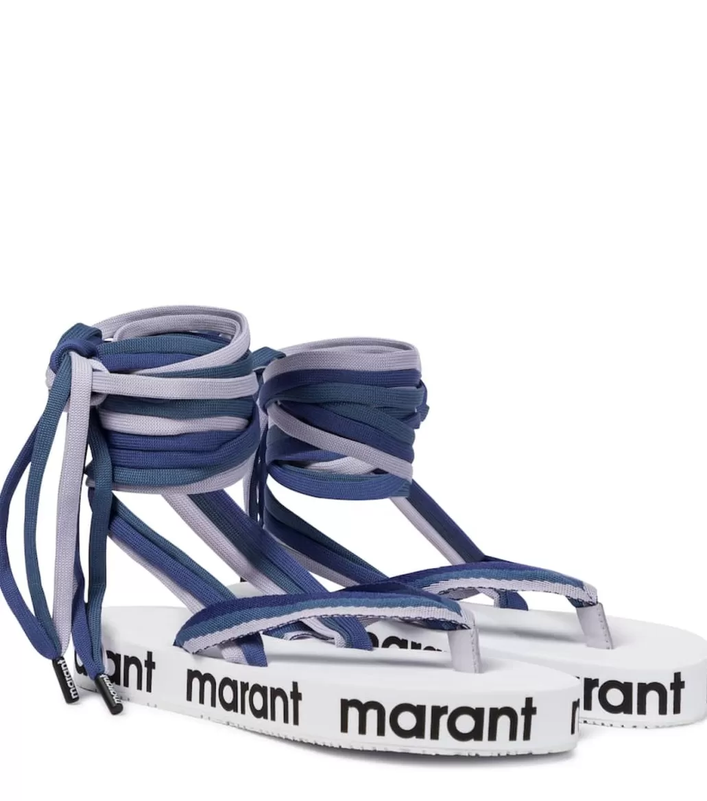 Cheap SEASONAL SALE - Isabel Marant Etoile Tuoni Sandals - Blue