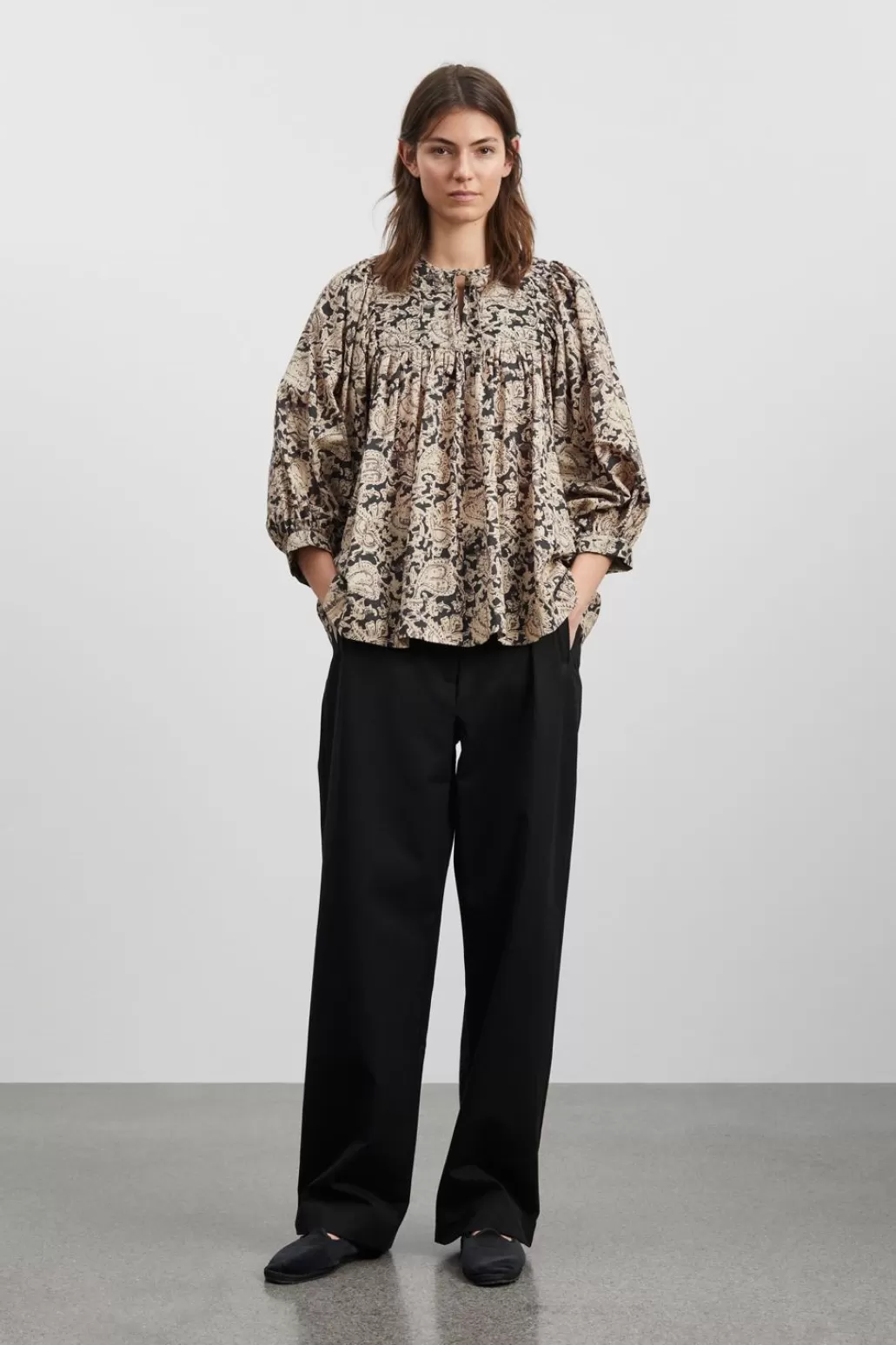 Sale SKALL - Mina Blouse - BlackSand