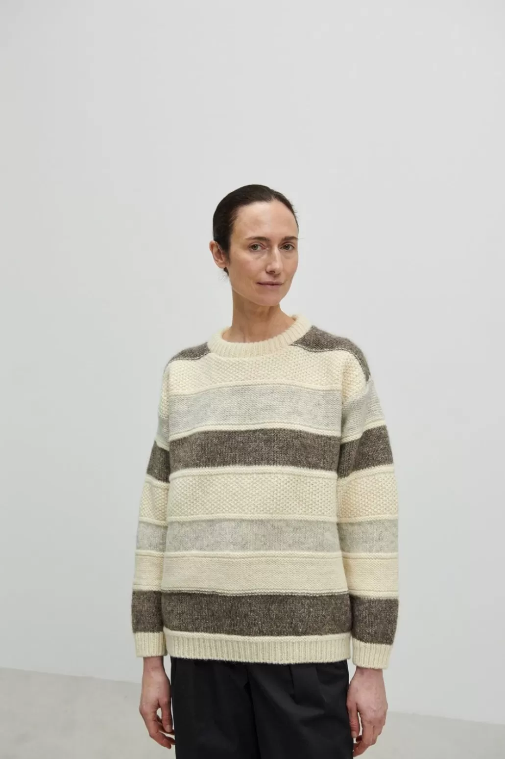 Cheap SKALL - Olga Knit - WhiteLight BrownSand