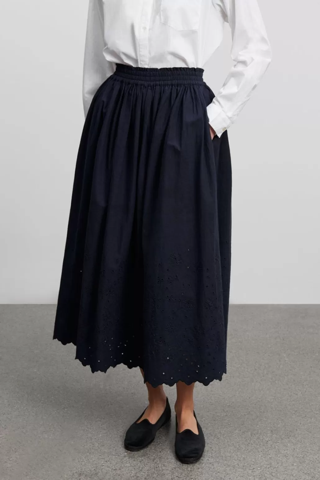 Shop SKALL - Ria Skirt - Dark Navy