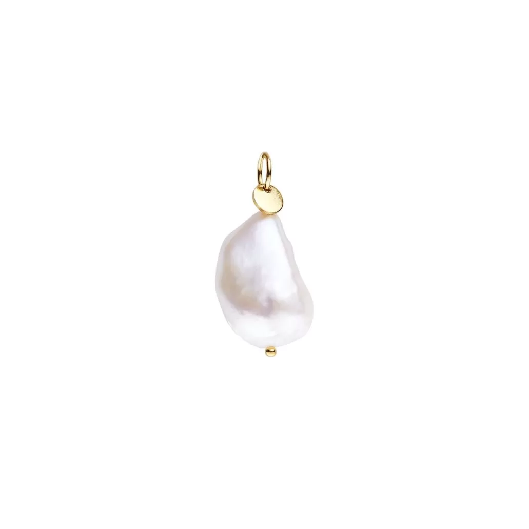 Flash Sale STINE A - Baroque Pearl Pendant Gold