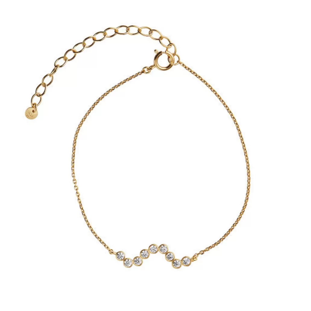 New STINE A - Midnight Sparkle Bracelet Gold