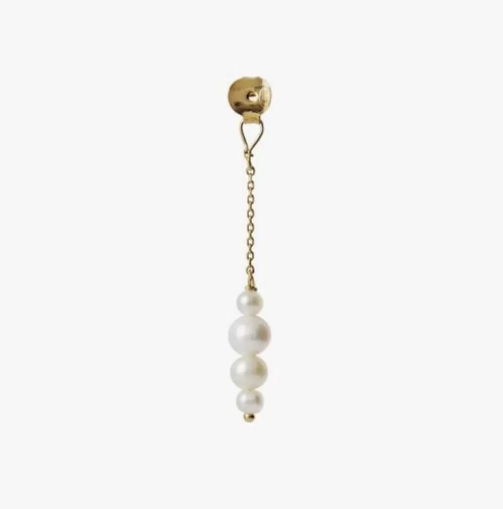 Flash Sale STINE A - Pearl Berries Behind Ear Earring