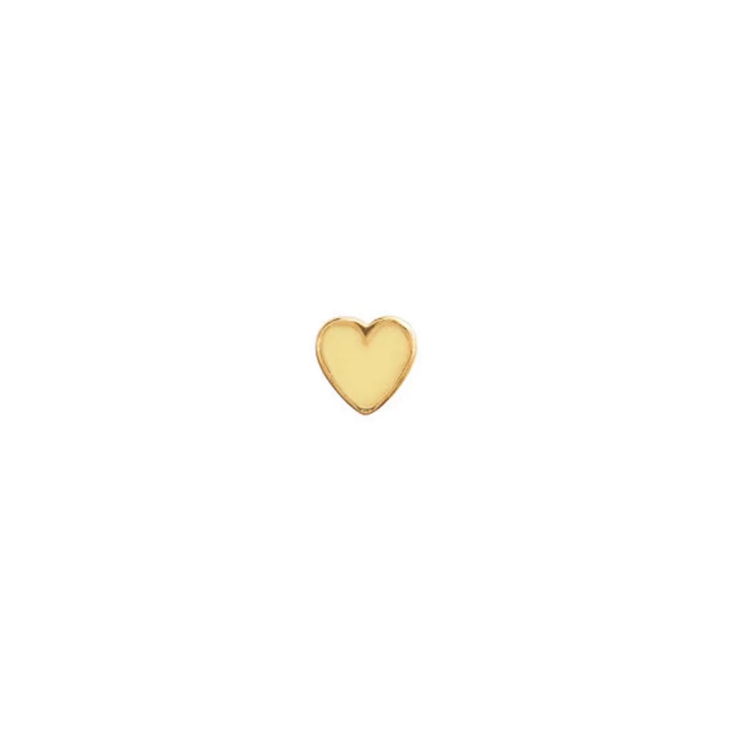 Sale STINE A - Petit Love Heart Gold - Yellow