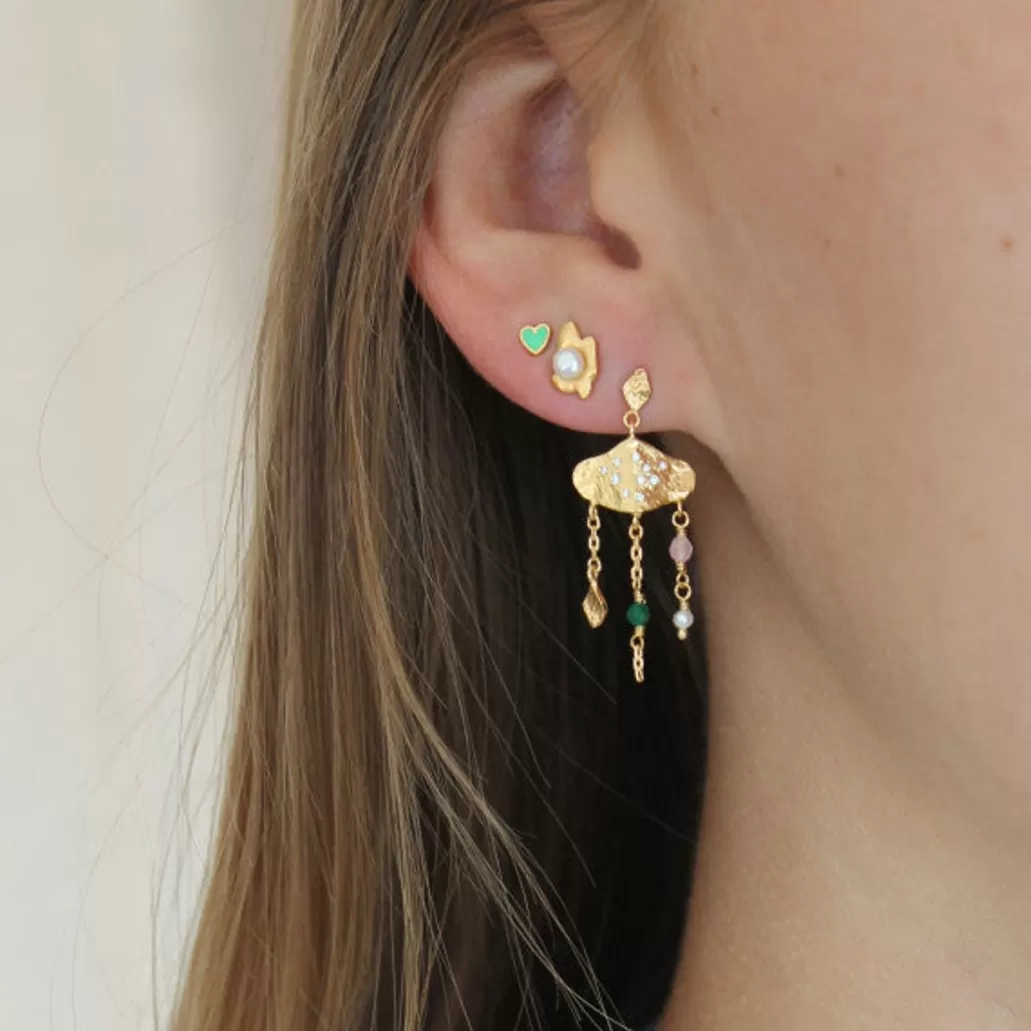 Sale STINE A - Petit Shelly Pearl Earring