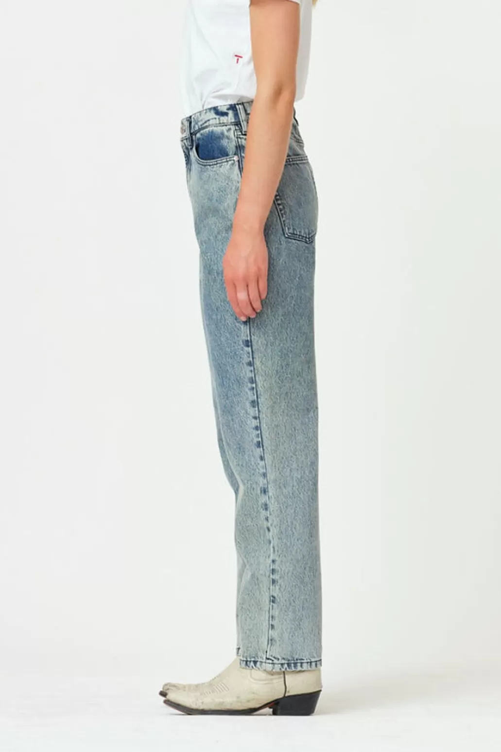 Sale TOMORROW - Ewa Jeans Wash Stone Bleached - Denim Blue