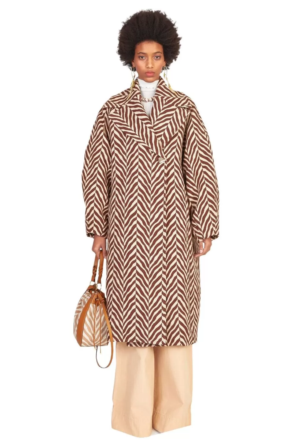 Hot ULLA JOHNSON - Avelina Coat - Zebrawood