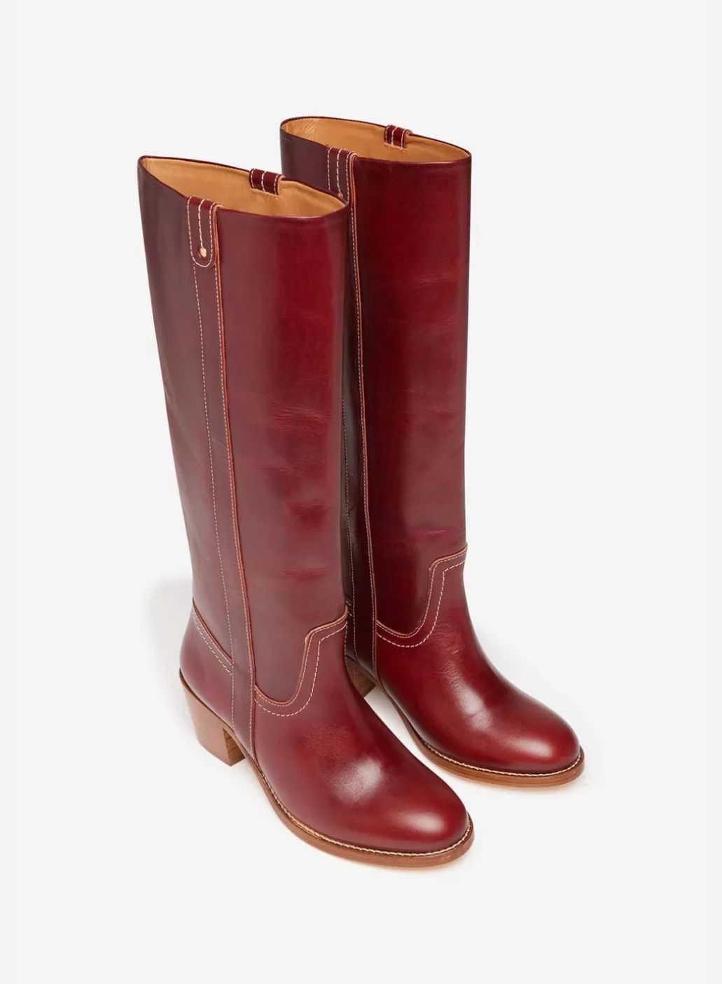 Hot VANESSA BRUNO - Bottes 60Mm Boot - Beetroot