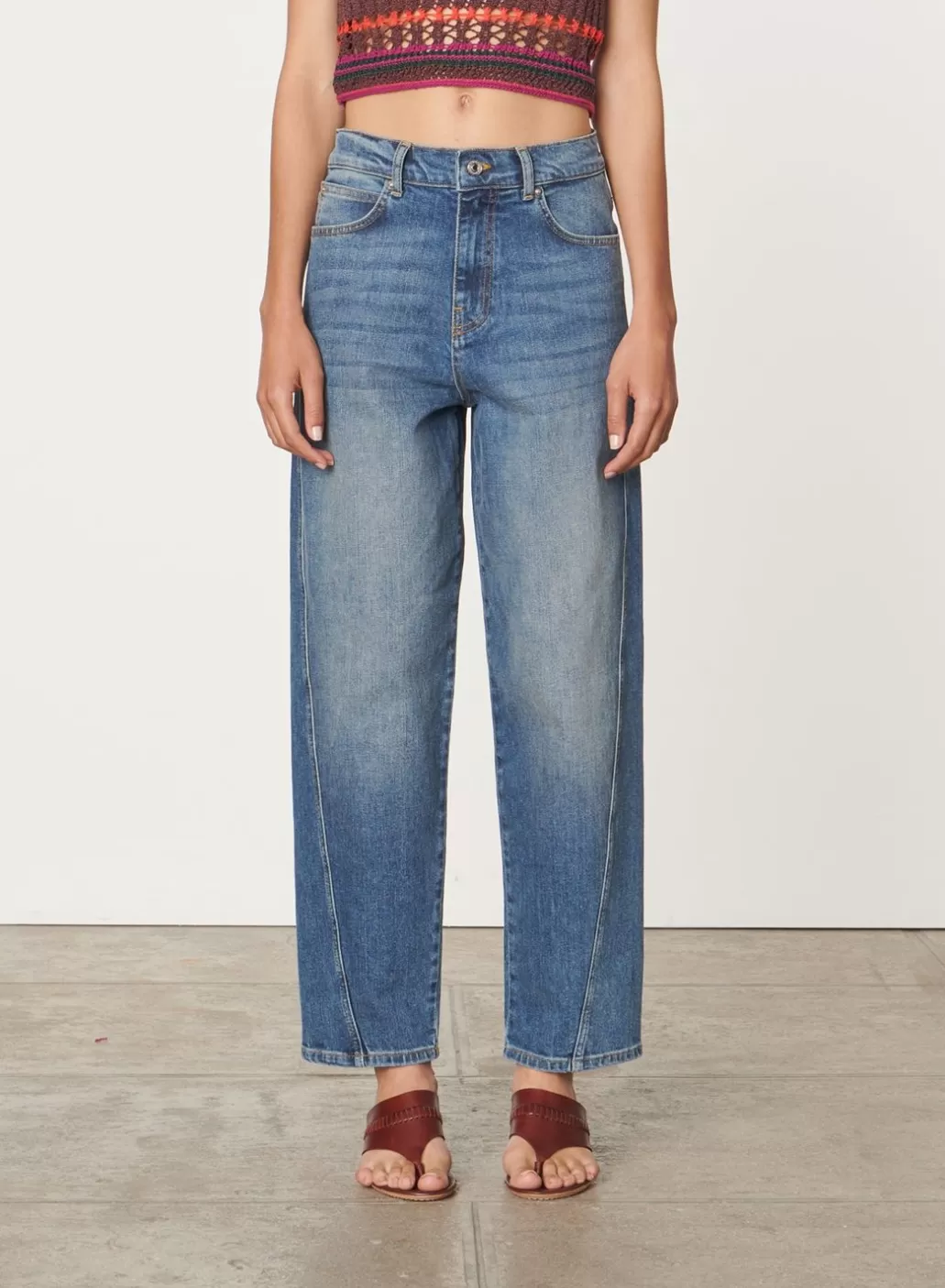 Best VANESSA BRUNO - Caleb Jeans Mom - Bleu Gris