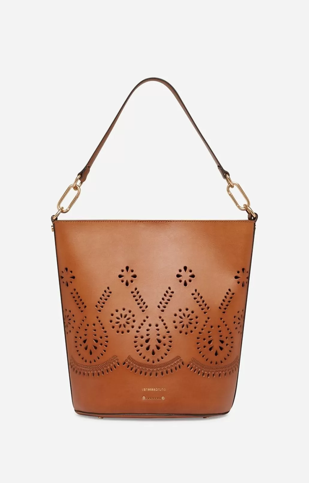 Best VANESSA BRUNO - Holly Bucket Bag - Cognac