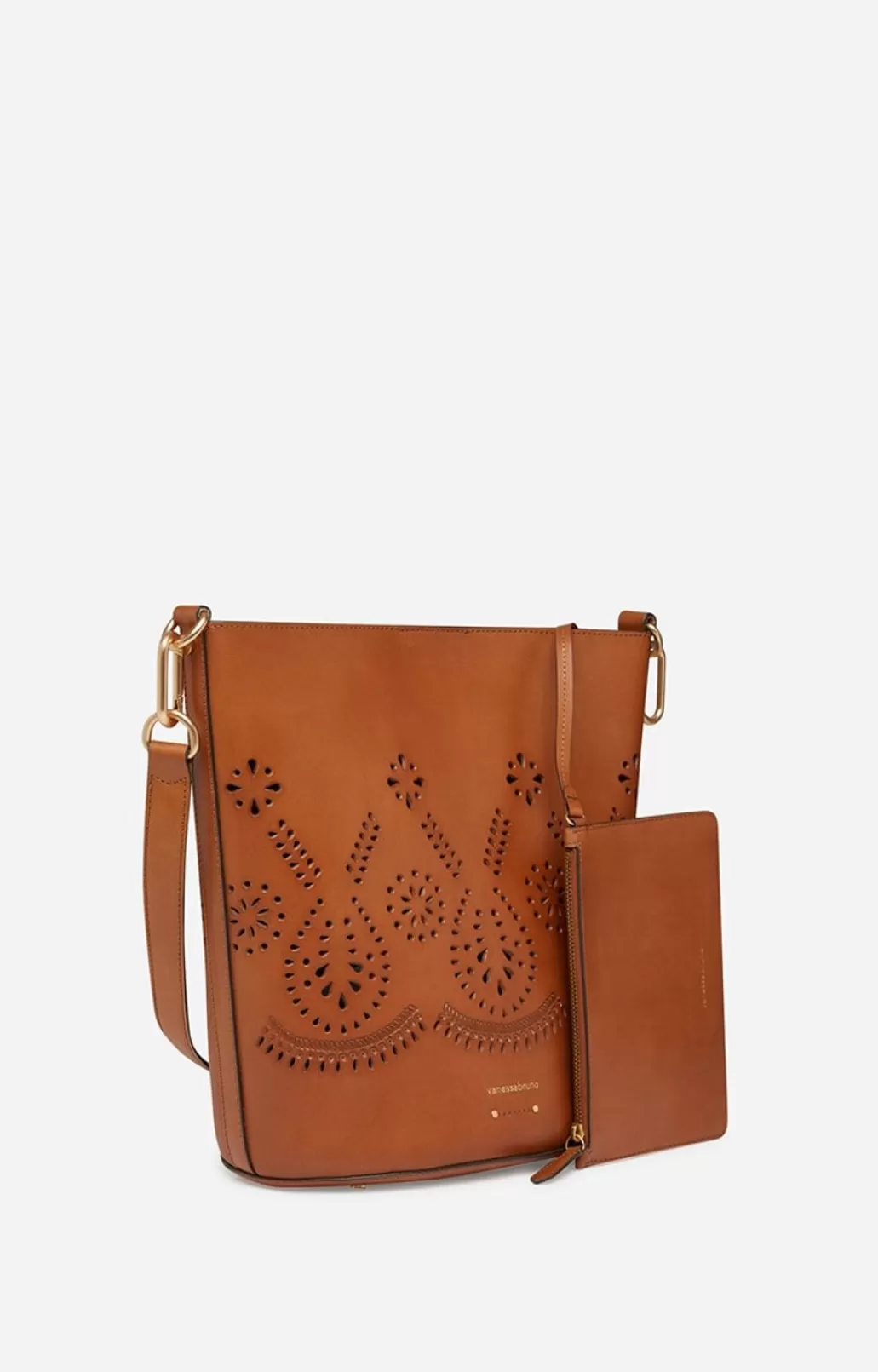 Best VANESSA BRUNO - Holly Bucket Bag - Cognac