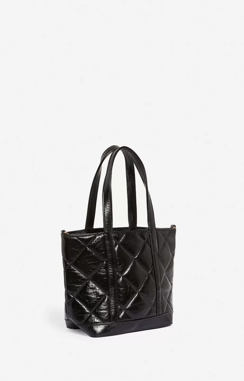 Best VANESSA BRUNO - Quilted Leather Cabas Tote S - Noir