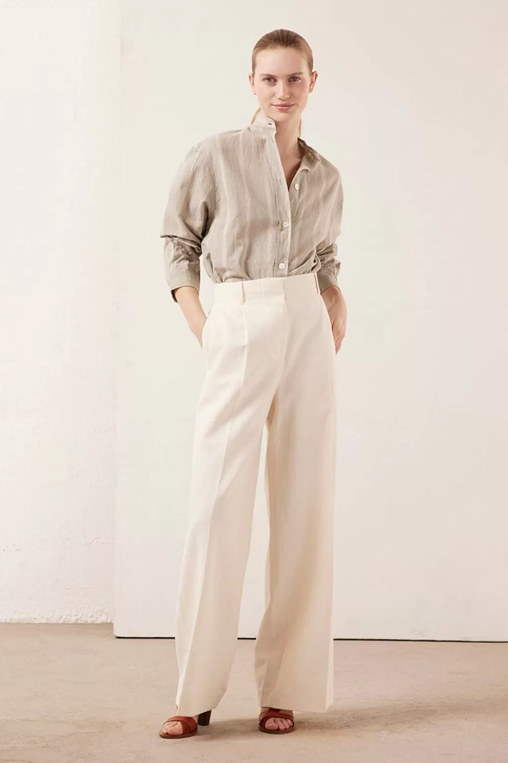 Outlet VANESSA BRUNO - Rodolf Pant - Creme